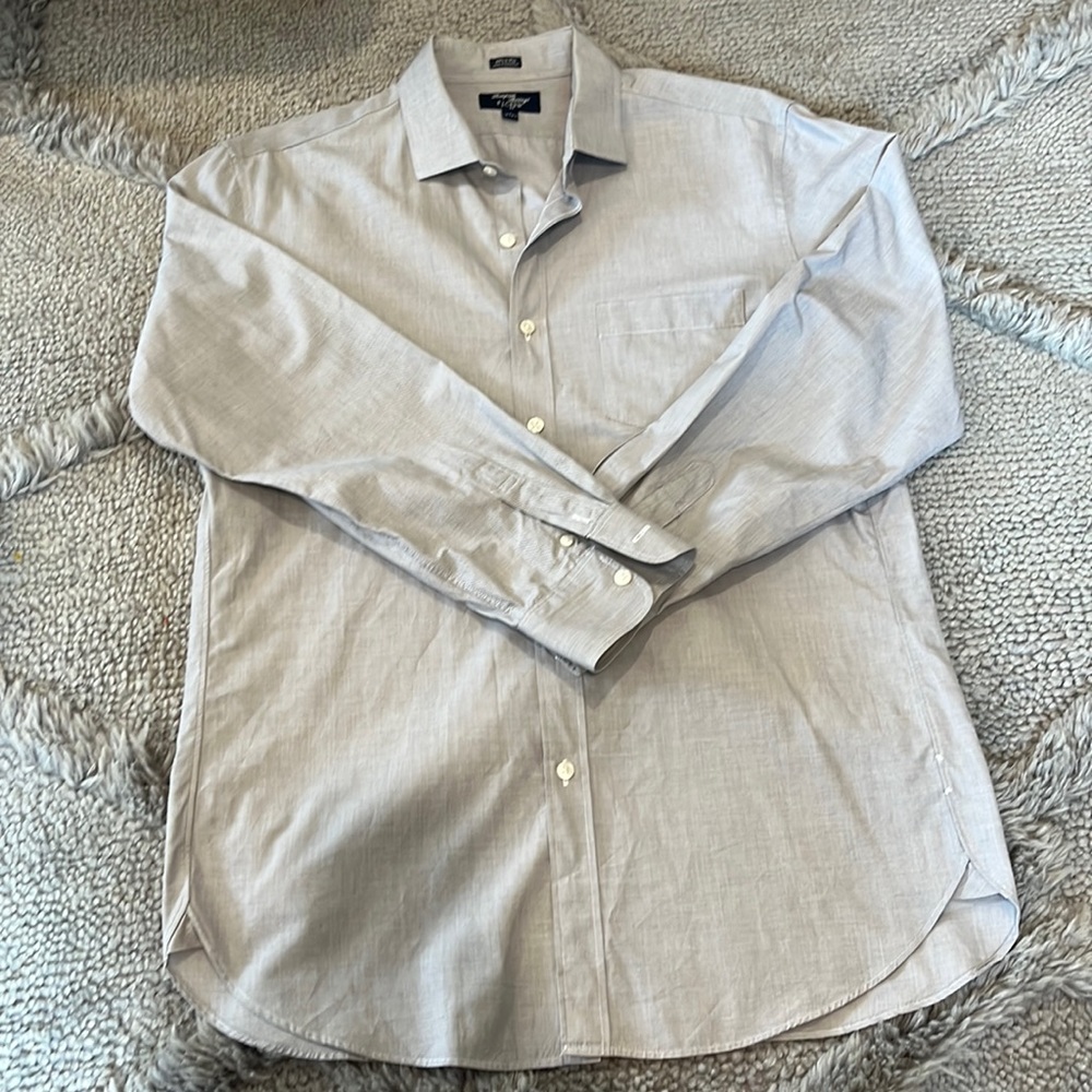 J. Crew Factory Gray Dress Shirt